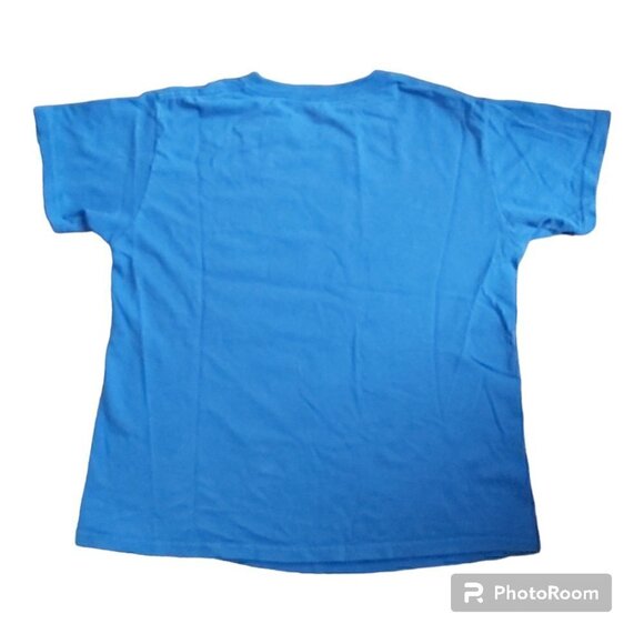 Mojang Boys/Girls 100% Cotton Blue Graphic Minecraft T-Shirt - Size Medium - Picture 2 of 5